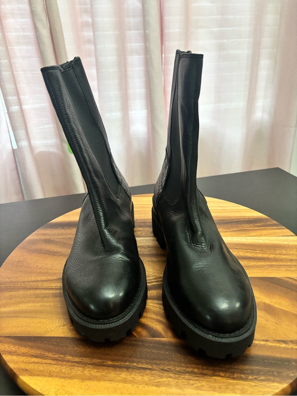 Sam Edelman Black Genia Water Repellent Chelsea Boots NEW Size 10 - Picture 2 of 7